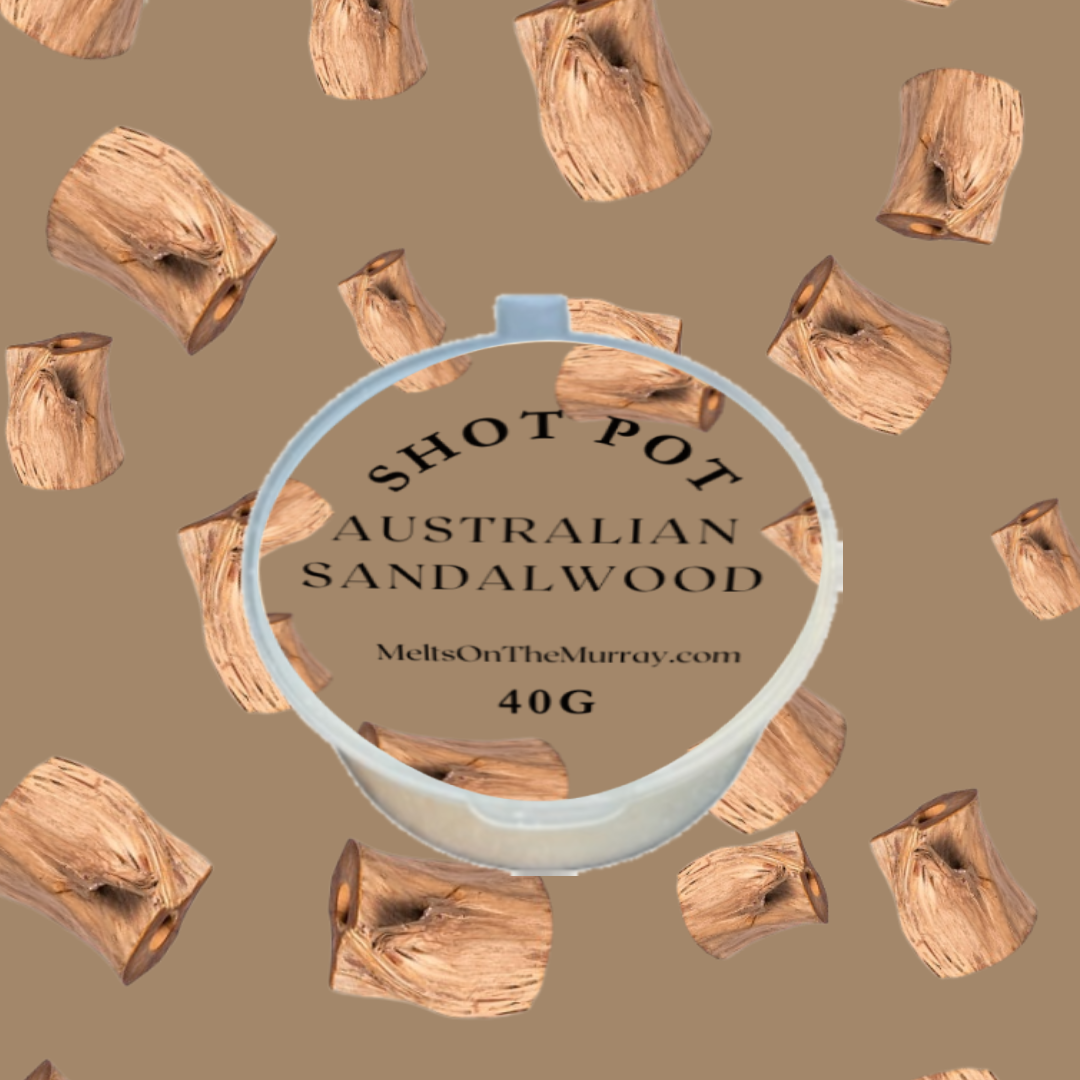 Australian Sandalwood Shot Pot