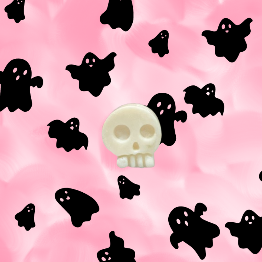 Ghostly Cotton Candy Skull Wax Melt